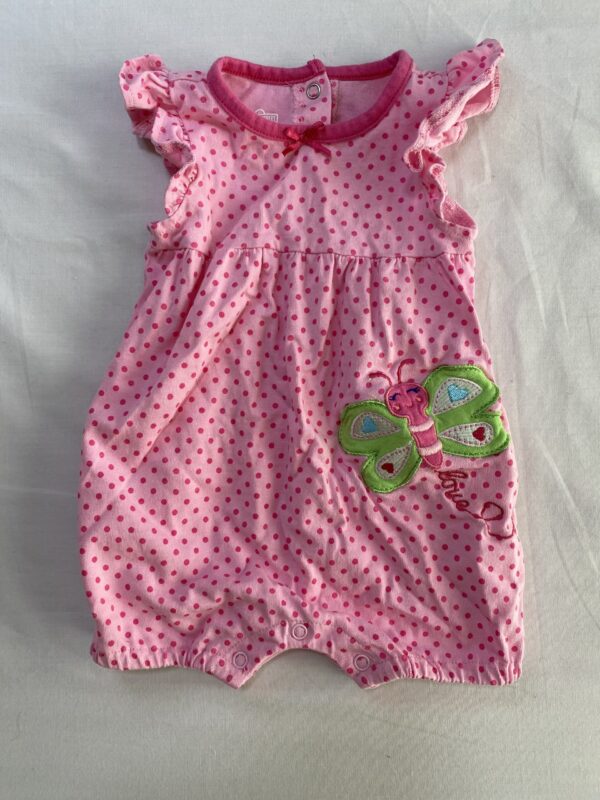 Sesame Street Watch Me Grow Baby Girl Onesie Size 6-9M